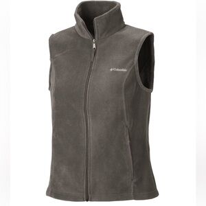 Columbia Charcoal Sleeveless Fleece Vest